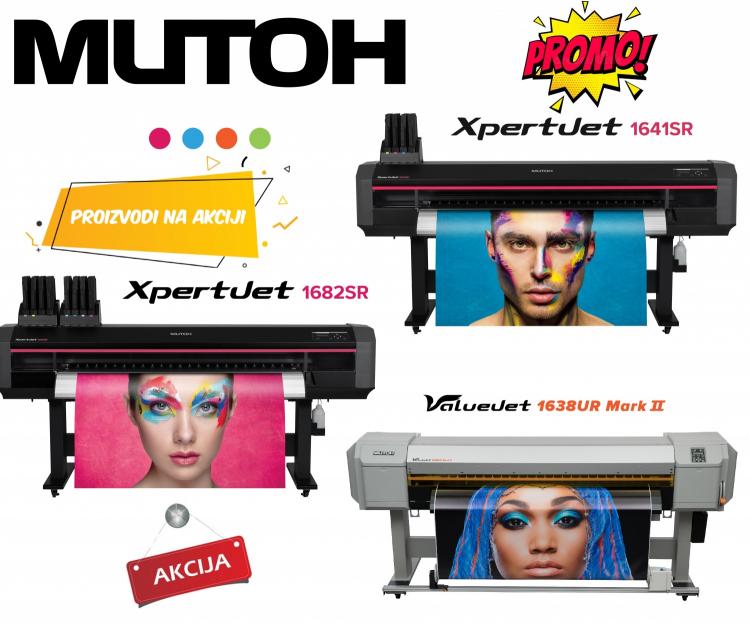 Mutoh solventni i UV printer na akciji...